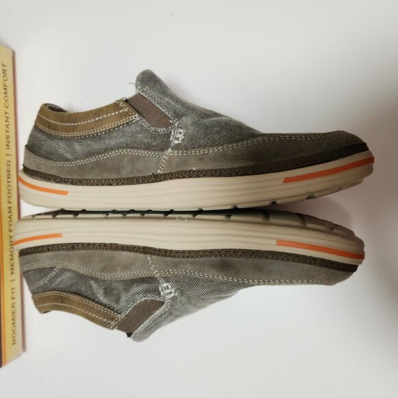 Skechers Mens Relaxed Fit Memory Foam Slip-On Shoes - Picture 8 of 14